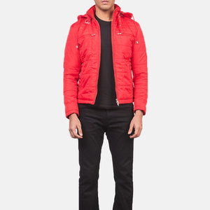 Veste matelassée zippée pour homme avec rembourrage léger et chaud, veste matelassée longue pour homme pour une protection supplémentaire en hiver - Product Image 1