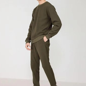 Pantalon de survêtement élégant et respirant à jambe fuselée pour l'hiver, pull-over personnalisable en coton - Product Image 3