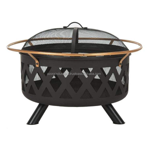 Iron <b>Fire</b> Pit With Stand And Mesh Cover Exclusive Quality Round Shape <b>Fire</b> Pit For Indoor And Outdoor Use - Product Image 5