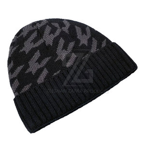Unisex <b>Beanie</b> <b>Hat</b> Stylish Knitted Design Warm Fabric Comfortable Fit Suitable For Winter Casual Outfit - Product Image 2