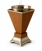 ALABANZA ENTERPRISES Brûleur de Bakhoor en Bois de Luxe, Bol à Encens, Oud Arabe, Encens Indien Aromatique, Écologique, Pour Toutes Saisons, Décoration d'Intérieur