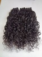 Extensions de cheveux humains bouclés naturels à clipser, double trame, pointes pleines, mèches de cheveux vierges, double trame, pointes doubles