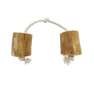 ไม้กาแฟธรรมชาติสำหรับสุนัขกัดเล่น พร้อมเชือกฝ้ายเพื่อสุขภาพฟัน - Product Image 3