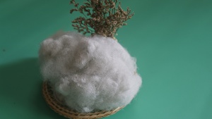 แข็งแห้งเกรดโพลีเอสเตอร์หลักสําหรับทําพรมยานยนต์เบาะไฟเบอร์ GRS ไฟเบอร์รีไซเคิล 100% โพลีเอสเตอร์ 20D SD สีขาว - Product Image 5