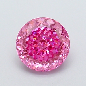 Diamante de Laboratorio de 2.02ct, Corte Brillante Redondo, Color Rosa Intenso VS2, Certificado IGI para Joyería - Product Image 1