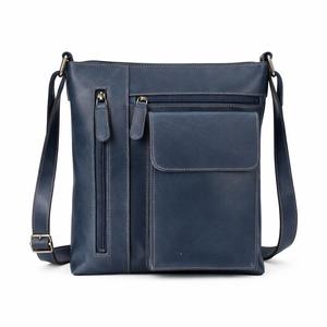 Women PU Leather Crossbody Messenger Bag with Front Pocket Casual Shoulder <b>Handbag</b> - Product Image 1