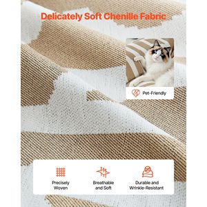 ที่คลุมโซฟาสีกากี117.72x71.26นิ้วที่คลุมโซฟาผ้ากำมะหยี่ป้องกันรอยขีดข่วน - Product Image 3