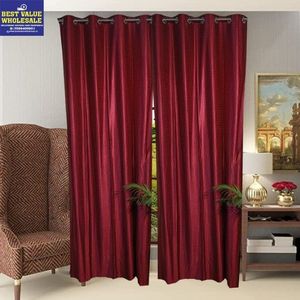 Cortina de Ventana Floral Estampada de Lujo 122 x 213 cm, Ecológica, Opaca, con Ojales, Lista para Usar en Hogares y Hoteles, Hecha de Poliéster - Product Image 5