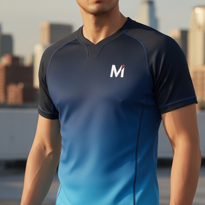 ชุดรักบี้แบบสั่งทำคุณภาพสูง ผลิตจากโพลีเอสเตอร์รีไซเคิล เป็นมิตรต่อสิ่งแวดล้อม ระบายอากาศได้ดี ขายส่งแบบ OEM - Product Image 4