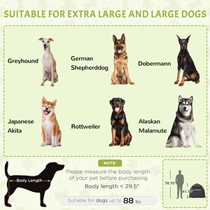 Carpa para Perros Plegable Gris Oscuro con Bolsa de Transporte para Perros Extra Grandes y Grandes, para Uso en la Playa, el Patio Trasero o en Casa - Product Image 3