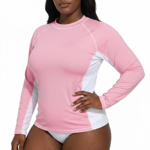 Maillot de bain à manches longues pour femme, protection UV, impression par sublimation, vente en gros - Product Image 1