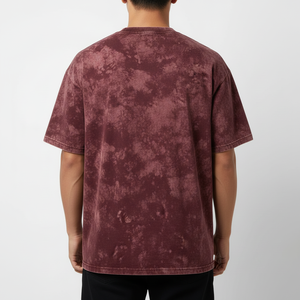 T-shirt Homme 100% Coton de Luxe 300 GSM Unisexe Col Montant Personnalisable Logo Vierge Coupe Oversize Boxy Épais Vente en Gros - Product Image 2