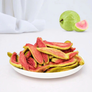 Tranches de goyave séchées douces en vrac, rouges et blanches, fruits déshydratés, collations tropicales premium pour importateurs internationaux - Product Image 1