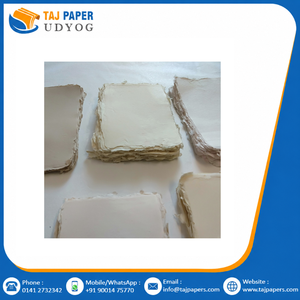 Papel Hecho a Mano con Borde Decorativo, Papel Texturizado Reciclado Ecológico, Papel de Papelería de Tamaño Personalizado - Product Image 6