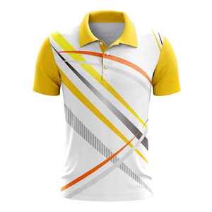 Polo personnalisé au design populaire pour hommes, nouvelle collection été, chemises sublimées, polos imprimés haute performance pour le sport - Product Image 1