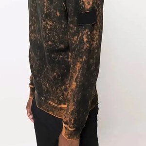 Sweats à capuche personnalisés effet délavé pour hommes, faible MOQ, 100% coton, effet délavé soleil, haute qualité - Product Image 4