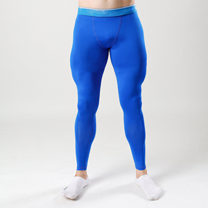 Pantalon de compression pour hommes personnalisé en gros, vente chaude – Impression de logo personnalisé, course à pied et gym, séchage rapide, respirant, sport - Product Image 3