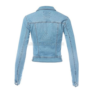 Chaqueta de Mezclilla para Mujer, Color Sólido, Transpirable, Ligera, Estilo Urbano, Nueva Moda 2026, Cómoda - Product Image 2