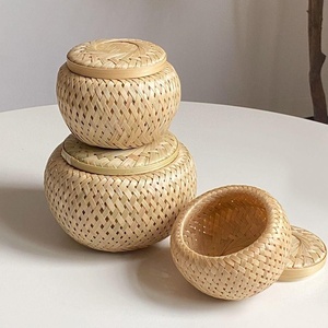 Superbe offre de boîtes de rangement en bambou à vendre, emballage personnalisé imprimé, boîte cadeau, conteneur pour cadeaux. - Product Image 1