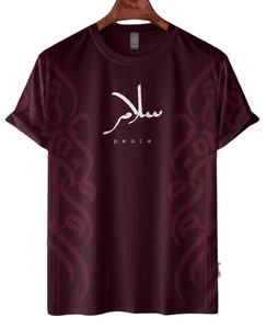 Couleur attrayante 180 GSM Qualité supérieure Nouveau design Impression personnalisée T-shirt pour hommes à épaules tombantes du Bangladesh - Product Image 3