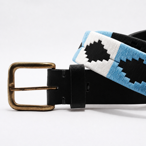 Cinturón de Polo Argentino Hecho a Mano, Cuero Genuino Tejido, Estilo Gaucho Ecuestre, Patrón Geométrico Deportivo, Alta Resistencia y Durabilidad - Product Image 2