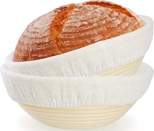 Utensilios de Panadería Artesanal: Cesta de Fermentación de Pan de Ratán Grande de 12 Pulgadas, Tazón de Fermentación de Panadería Comercial de Ratán Natural para Pan de Levadura - Product Image 3