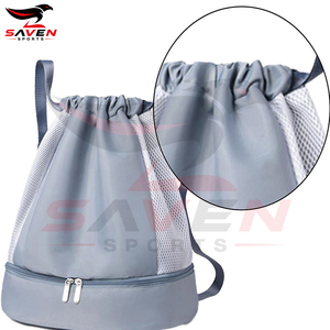 Wholesale Heavy Duty Oxford Sports Drawstring Bag Large Capacity Wet Dry Separation <b>Gym</b> <b>Backpack</b> for Men <b>Women</b> - Product Image 3