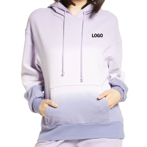 Sudaderas con Capucha de Algodón 100% Tejido de Alta Calidad para Mujer, Tallas Grandes, con Logotipo Personalizado Bordado, Bolsillo Canguro - Product Image 1