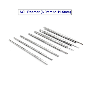 ACL <b>Reamer</b> Set 6.0–11.5mm Combo 7 PCS Veterinary Orthopedic Instrument - Product Image 2