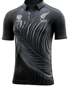 Camiseta Polo de Cricket Personalizada OEM West Indies ODI para T20, Sublimada, Modelo K.A-T995, Uniforme Masculino - Product Image 2