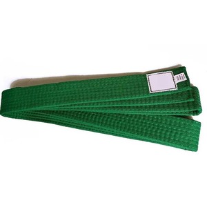 Cinturón Negro 100% Algodón Elástico Transpirable Ligero de 5cm de Ancho, Doble Tira, para Artes Marciales Mixtas, Judo, Karate, Gimnasio, Escuela - Product Image 4