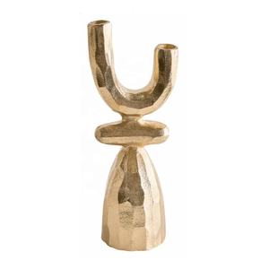 Candelabro Moderno de Aluminio Dorado, Hecho a Mano, Duradero, para Navidad, Sala de Estar, Mesa de Comedor, Decoración Festiva de Bodas - Product Image 2