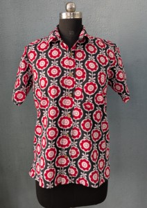 Men's Cotton Floral Print Short Sleeve Button up Casual Cotton Button Down Collar <b>Summer</b> <b>Shirt</b> ODM - Product Image 4