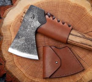 Hand-Forged High Carbon Steel Flat Backed Hammer <b>Axe</b> 13" Full Tang Ash Wood <b>Handle</b> DIY Grade ODM Outdoor Work Gifts - Product Image 3