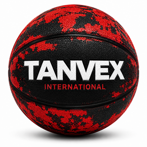 Balón de Baloncesto Internacional TANVEX con Cubierta de PVC, Cámara de Goma Natural Ecológica, Diseño Duradero, Superficie con Patrón Verde Menta - Product Image 5