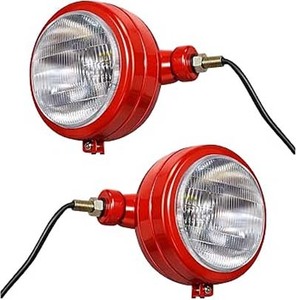 ชุดไฟหน้า 54052328/54052329 ซ้าย/ขวา สีแดง สำหรับรถแทรกเตอร์ Massey Ferguson 35 35X 65 765 865 ระบบไฟส่องสว่าง คู่ - Product Image 1