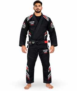 Kimono de Jiu-Jitsu Brésilien Premium 100% Coton Extensible pour la Compétition, Vente en Gros par le Fabricant avec Broderie de Logo Personnalisé - Product Image 1