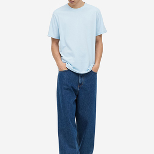 T-shirt Homme Grande Taille Personnalisé avec Logo Imprimé, Col Montant, Coupe-Vent, en Polyester/Coton, Couleur Unie, Qualité Supérieure - Product Image 3