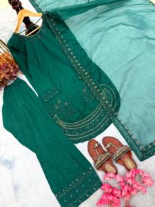 Fancy Wears Women's Viscose 3-Piece Casual Wear Suits Beautiful Designs for Daily Wearing Indian & Pakistani Style - Product Image 6
