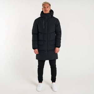 Men's High-End <b>Thin</b> Winter <b>Jacket</b> Casual <b>Puffer</b> Coat with Zipper Long Windproof Waterproof 90% Down for Casual Use - Product Image 6