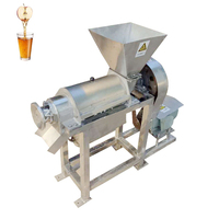 Cold Press Slow Commercial Fruit Juice Screw Extractor Machine with Motor High Efficiency Stainless Steel 1.5KW