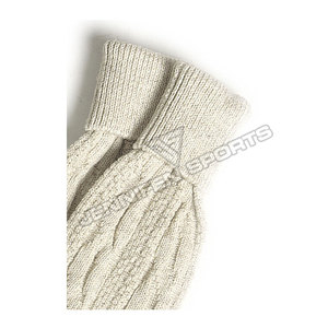 Chaussettes traditionnelles autrichiennes authentiques de couleur beige, fabriquées au Pakistan (Chaussettes traditionnelles de Bavière) - Product Image 2