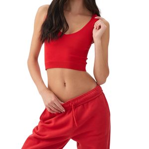 Top Corto de Compresión para Mujer, al por Mayor, Personalizado, sin Mangas, con Tirantes Ajustables, Top Deportivo de Spandex con Nuevo Diseño - Product Image 1