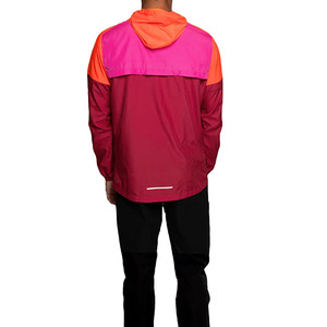 <b>Men's</b> Color Blocking Hooded Windproof Sport <b>Jacket</b> Regular Fit Polyester Spring Wear - Product Image 2