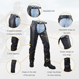 Cuissardes en cuir pour hommes et femmes – Cuir de vachette pleine fleur de qualité supérieure, logo personnalisé, cuissardes noires pour hommes, haute qualité - Product Image 3