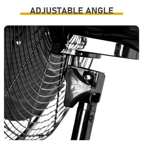 18-Inch High Velocity Wall Mount Fan 3 Speed Oscillating 4592 CFM Industrial Ventilation 70 Degree Wall Fan Wall Mounted Fan - Product Image 4