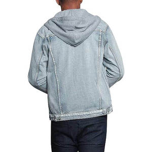 Custom Tie and <b>Dye</b> Patchwork Denim Hooded Jacket Waterproof & Windproof Unisex Streetwear for Men and Women - Product Image 4