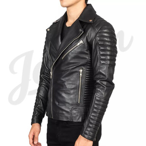 <b>Men</b>’s Leather Bomber <b>Jacket</b> Classic Winter Outerwear Custom Wholesale <b>Jacket</b> Casual Fashion Coat for Autumn and Winter - Product Image 5