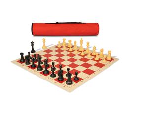 Juego de Ajedrez de Viaje Enrollable Portátil, Tablero Estándar de 20 Pulgadas de Silicona/Vinilo Verde con Piezas Staunton Resistentes y Bolsa de Almacenamiento de Lujo - Product Image 4