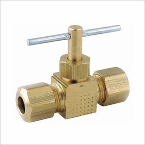 Vanne à aiguille en laiton de qualité supérieure, 1/4 pouce, pour le contrôle du débit haute pression dans les systèmes industriels pneumatiques et hydrauliques - Product Image 1